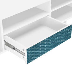Sideboard - STORYZ - T6 Turquoise Geometry - White
