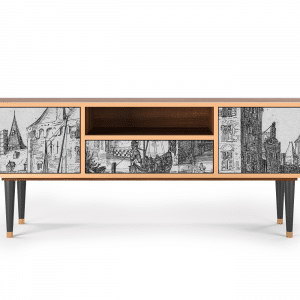 Sideboard - STORYZ - T6 Castle with Bridge - Walnut