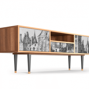 Sideboard - STORYZ - T6 Castle with Bridge - Walnut