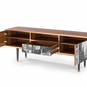 Sideboard - STORYZ - T6 Castle with Bridge - Walnut