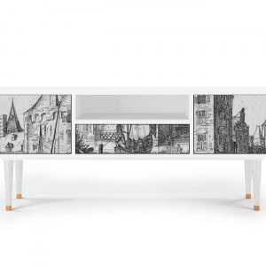 Sideboard - STORYZ - T6 Castle with Bridge - White