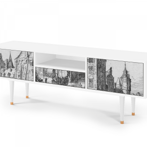 Sideboard - STORYZ - T6 Castle with Bridge - White