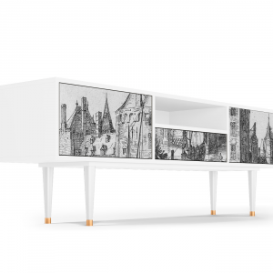 Sideboard - STORYZ - T6 Castle with Bridge - White