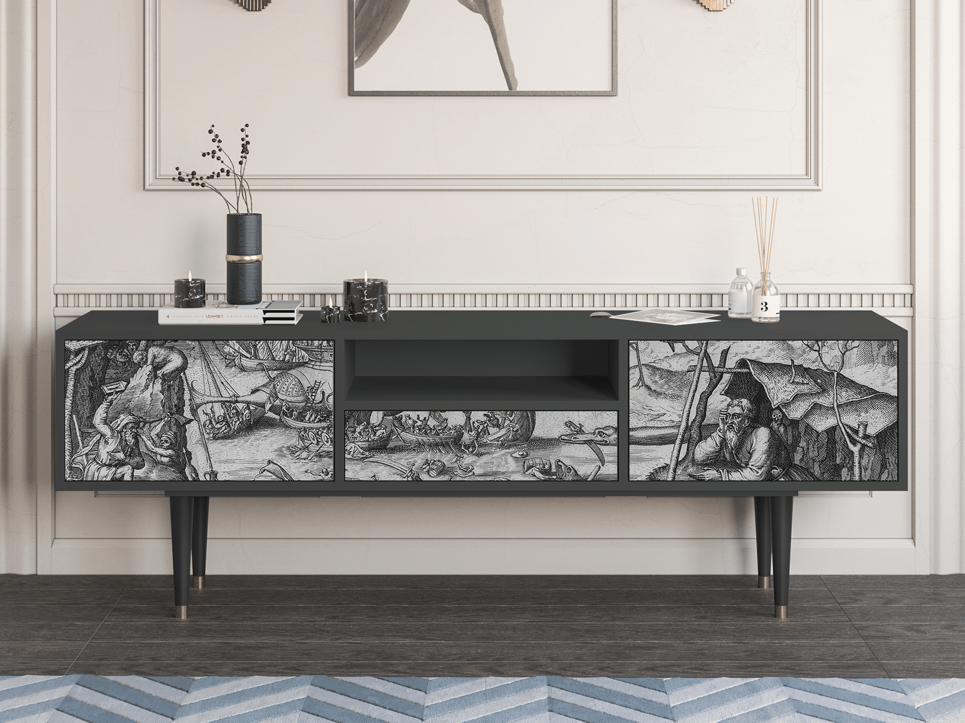 Sideboard - STORYZ - T6 The Temptation - Antracite Sideboard - STORYZ - T6 The Temptation - Antracite