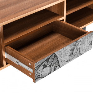 Sideboard - STORYZ - T6 Big Fish Eat Little - Walnut