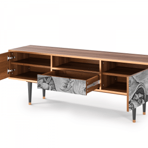 Sideboard - STORYZ - T6 Big Fish Eat Little - Walnut