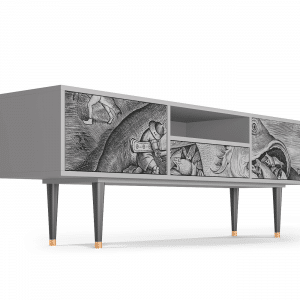 Sideboard - STORYZ - T6 Big Fish Eat Little - Grey