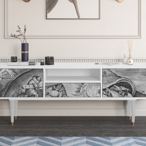 Sideboard - STORYZ - T6 Big Fish Eat Little - White