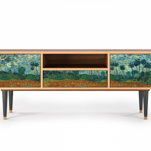 Sideboard - STORYZ - T6 Poppy field by van Gogh - Walnut