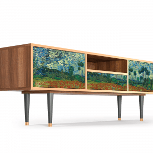 Sideboard - STORYZ - T6 Poppy field by van Gogh - Walnut