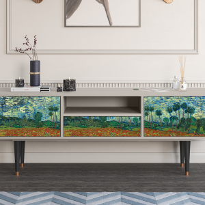 Sideboard - STORYZ - T6 Poppy field by van Gogh - Sand