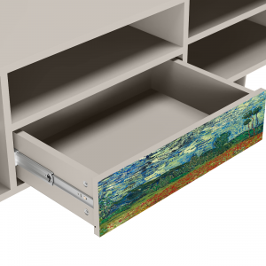 Sideboard - STORYZ - T6 Poppy field by van Gogh - Sand