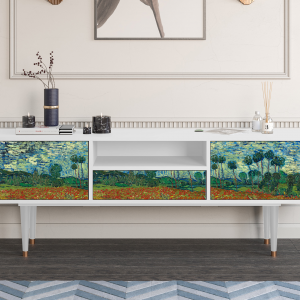 Sideboard - STORYZ - T6 Poppy field by van Gogh - White