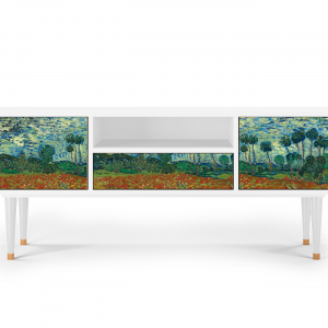 Sideboard - STORYZ - T6 Poppy field by van Gogh - White
