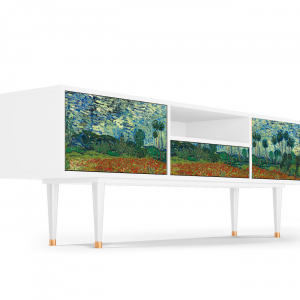 Sideboard - STORYZ - T6 Poppy field by van Gogh - White