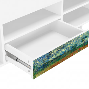 Sideboard - STORYZ - T6 Poppy field by van Gogh - White