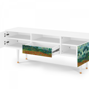 Sideboard - STORYZ - T6 Poppy field by van Gogh - White