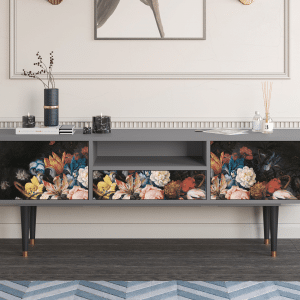 Sideboard - STORYZ - T6 Still Life with Flowers - Grey