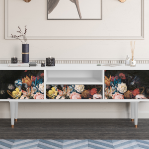 Sideboard - STORYZ - T6 Still Life with Flowers - White