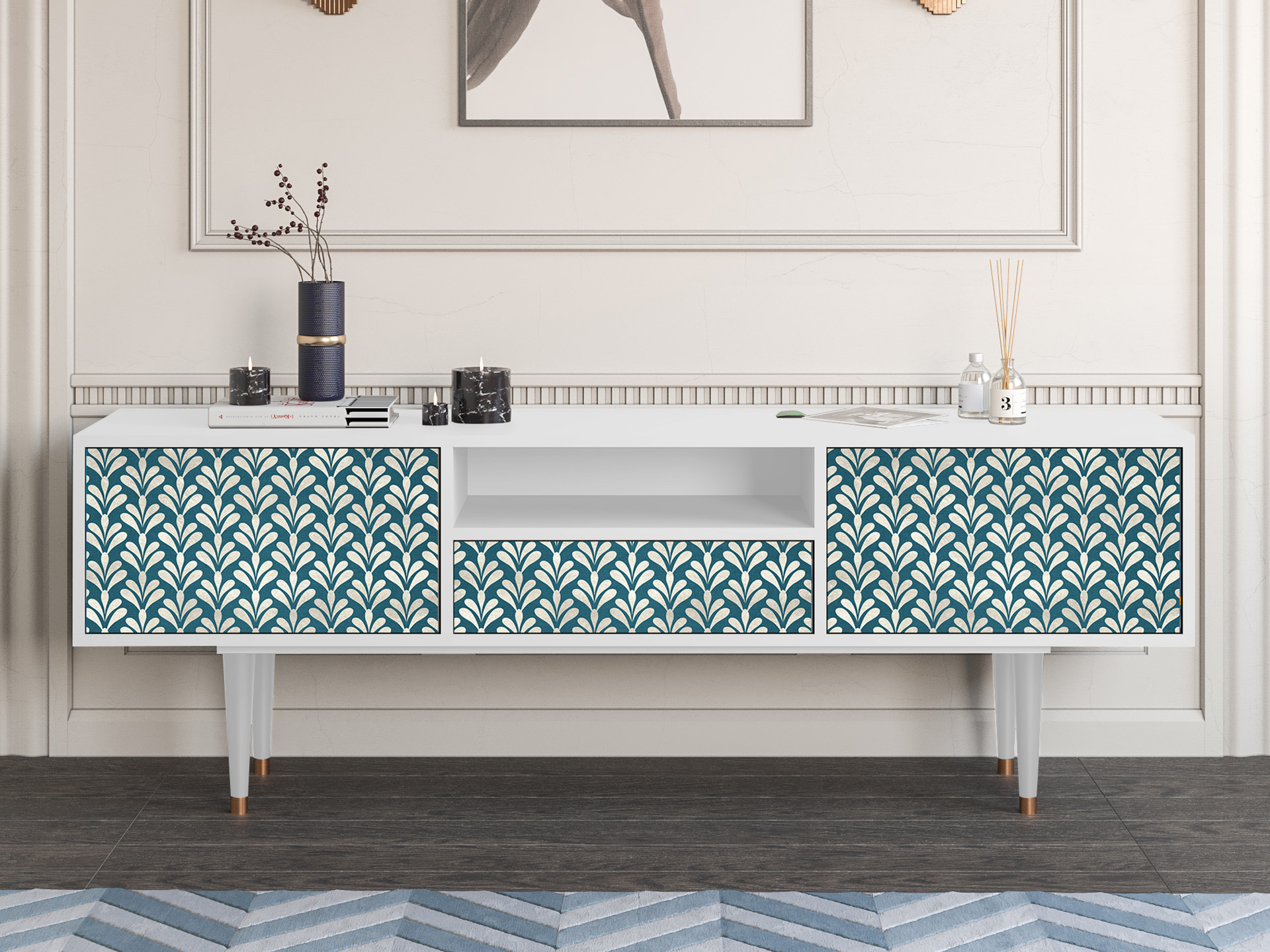 Sideboard - STORYZ - T6 Milky Tears - White Sideboard - STORYZ - T6 Milky Tears - White