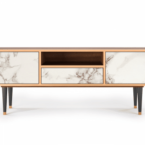 Sideboard - STORYZ - T6 Milk Marble - Walnut