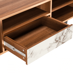 Sideboard - STORYZ - T6 Milk Marble - Walnut