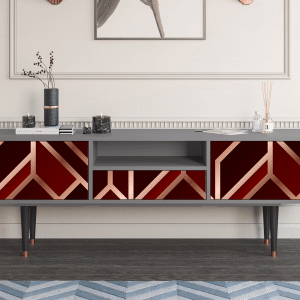 Sideboard - STORYZ - T6 Velvet 1920's - Grey