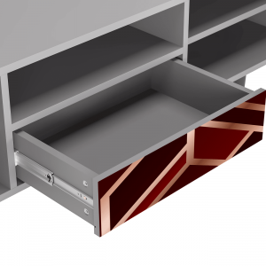 Sideboard - STORYZ - T6 Velvet 1920's - Grey