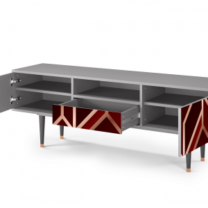 Sideboard - STORYZ - T6 Velvet 1920's - Grey