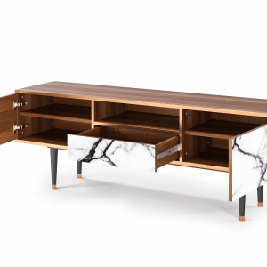 Sideboard - STORYZ - T6 Raven Marble - Walnut