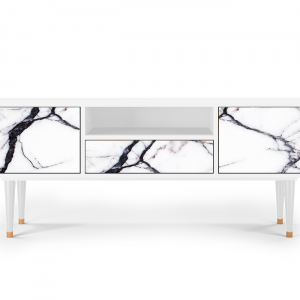 Sideboard - STORYZ - T6 Raven Marble - White