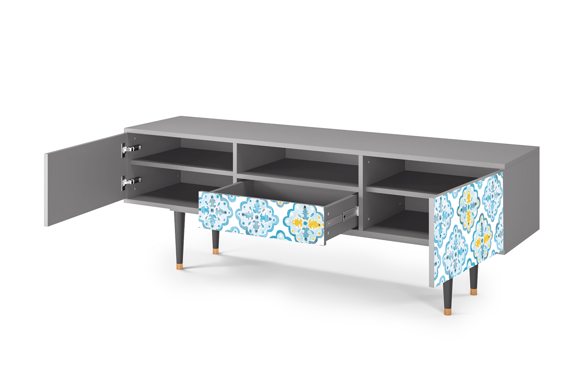 Sideboard – STORYZ – T6 Portugese tiles – Grey Sideboard - STORYZ - T6 Portugese tiles - Grey