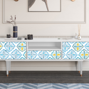 Sideboard - STORYZ - T6 Portugese tiles - White