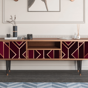 Sideboard - STORYZ - T6 Burgundy Jewelery - Walnut