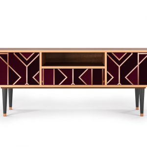 Sideboard - STORYZ - T6 Burgundy Jewelery - Walnut
