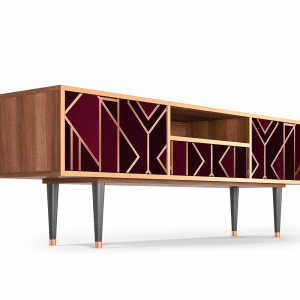 Sideboard - STORYZ - T6 Burgundy Jewelery - Walnut