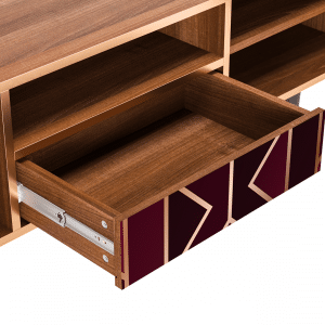 Sideboard - STORYZ - T6 Burgundy Jewelery - Walnut