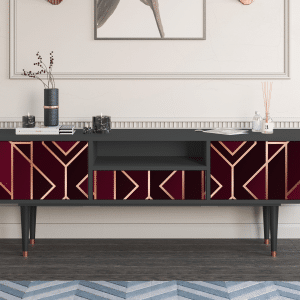 Sideboard - STORYZ - T6 Burgundy Jewelery - Antracite
