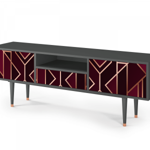 Sideboard - STORYZ - T6 Burgundy Jewelery - Antracite