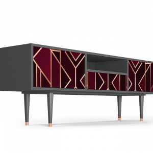 Sideboard - STORYZ - T6 Burgundy Jewelery - Antracite