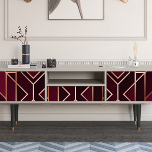 Sideboard - STORYZ - T6 Burgundy Jewelery - Sand