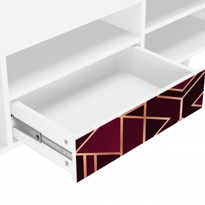 Sideboard - STORYZ - T6 Burgundy Jewelery - White