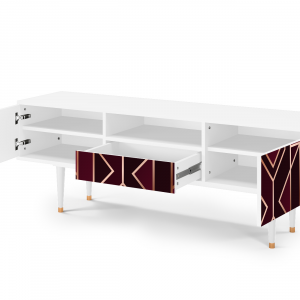 Sideboard - STORYZ - T6 Burgundy Jewelery - White