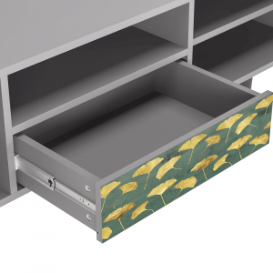Sideboard - STORYZ - T6 Gingko leaves - Grey