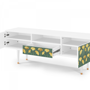 Sideboard - STORYZ - T6 Gingko leaves - White