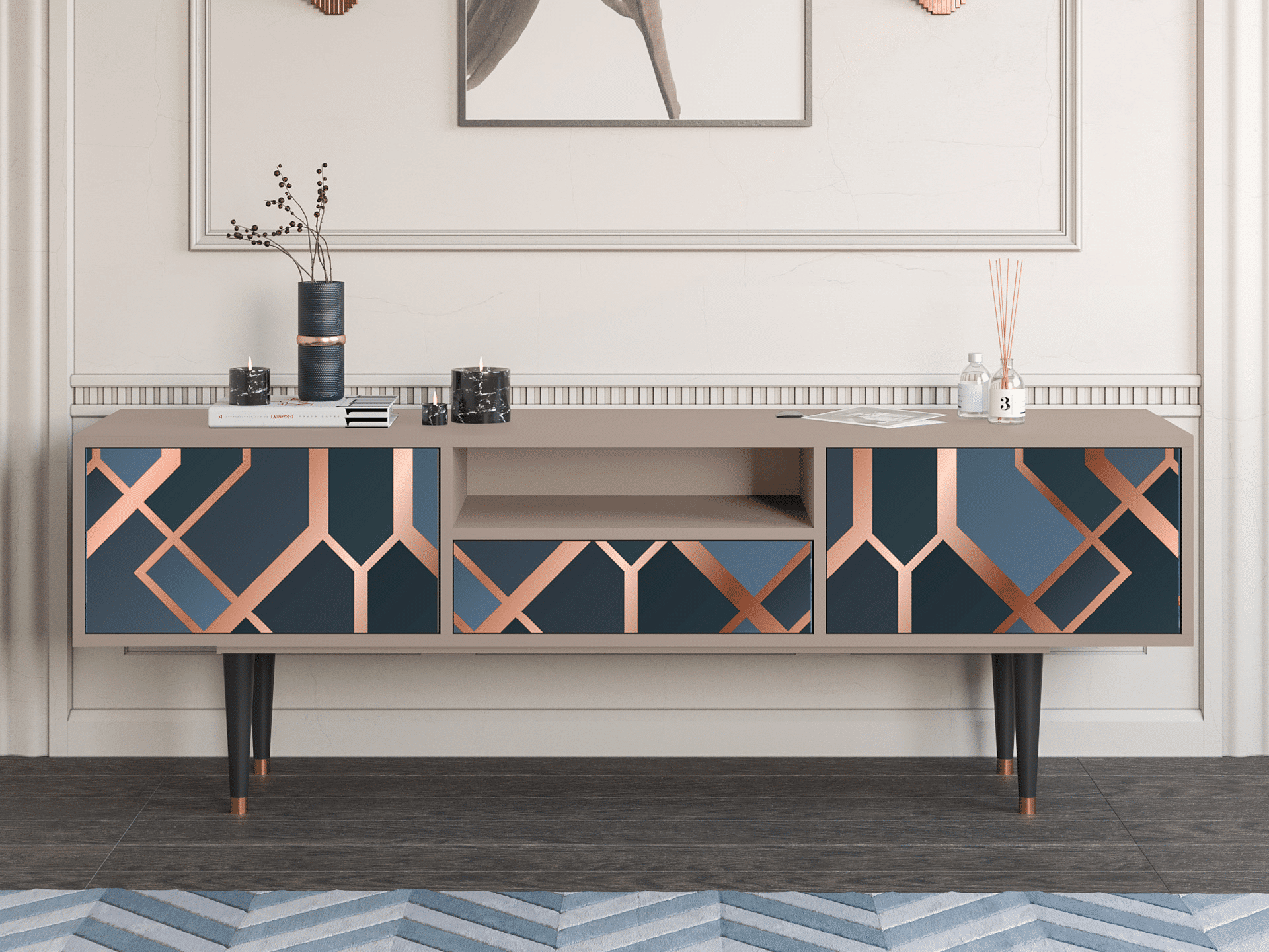 Sideboard - STORYZ - T6 Ashy 1920' - Latte Sideboard - STORYZ - T6 Ashy 1920' - Latte