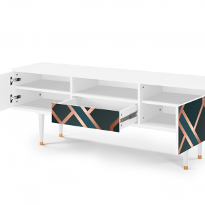 Sideboard - STORYZ - T6 Bronze Crossroad - White
