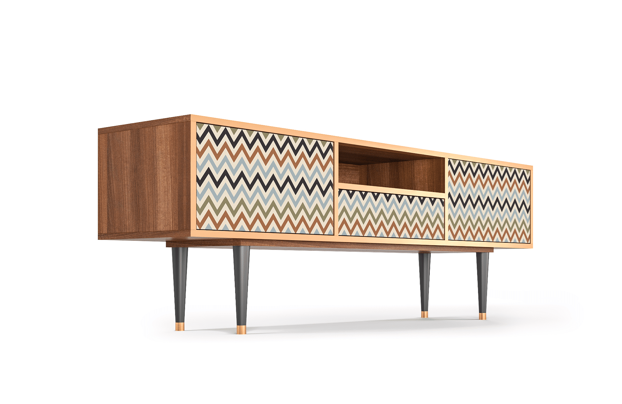 Sideboard – STORYZ – T6 Bright Ripple – Walnut Sideboard - STORYZ - T6 Bright Ripple - Walnut