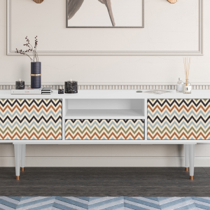 Sideboard - STORYZ - T6 Bright Ripple - White