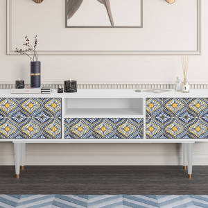 Sideboard - STORYZ - T6 Illusory Pattern - White